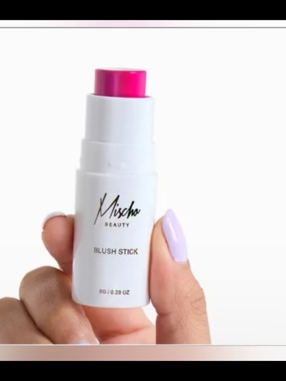 Mischo Beauty Poppy Blush Stick BNIB 0.28oz
